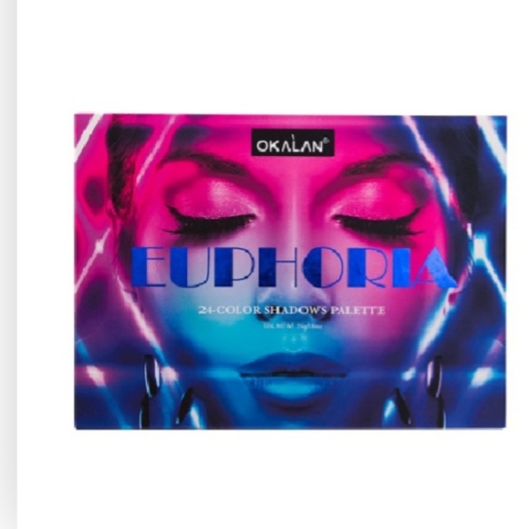OKALAN EUPHORIA 24 Color Shadow Palette Animal Cruelty-Free - Picture 2 of 3